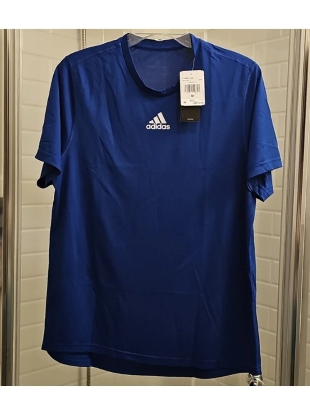 Adidas Men's Creator SS Short Sleeve T- Shirt In Royal Blue. NWT. Size Large.